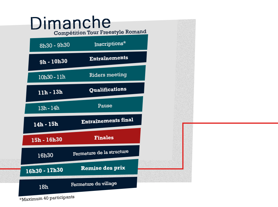 programme jibtown dimanche